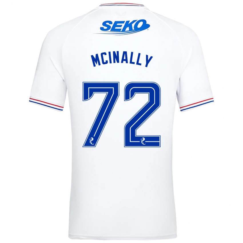 Homem Camisola Darren Mcinally #72 Branco Alternativa 2023/24 Camisa