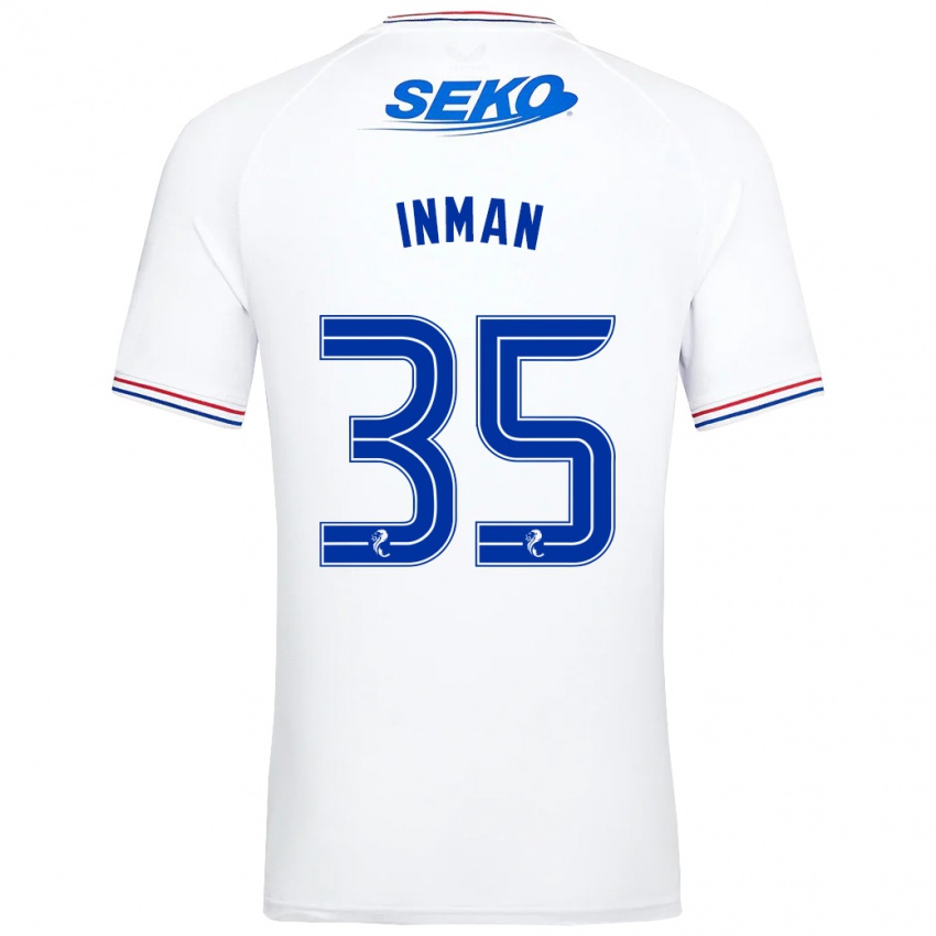 Homem Camisola Lucy Inman #35 Branco Alternativa 2023/24 Camisa