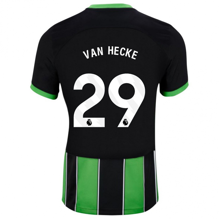 Homem Camisola Jan Paul Van Hecke #29 Preto Verde Alternativa 2023/24 Camisa