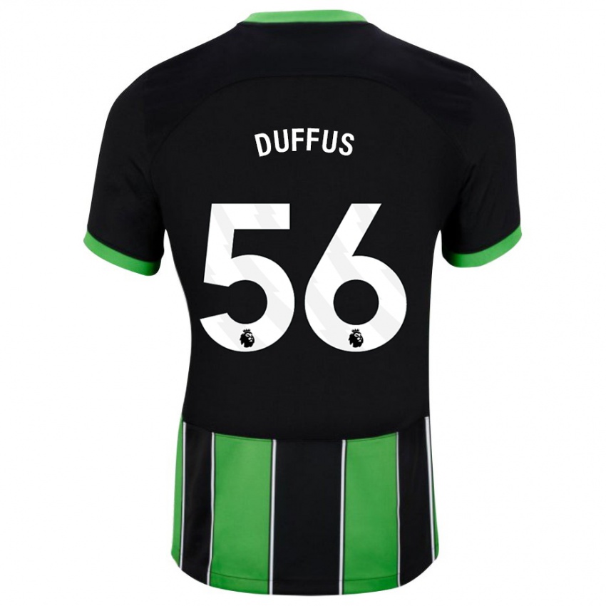 Homem Camisola Josh Duffus #56 Preto Verde Alternativa 2023/24 Camisa