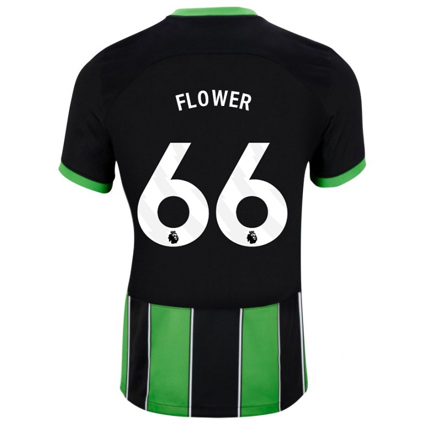 Homem Camisola Louis Flower #66 Preto Verde Alternativa 2023/24 Camisa