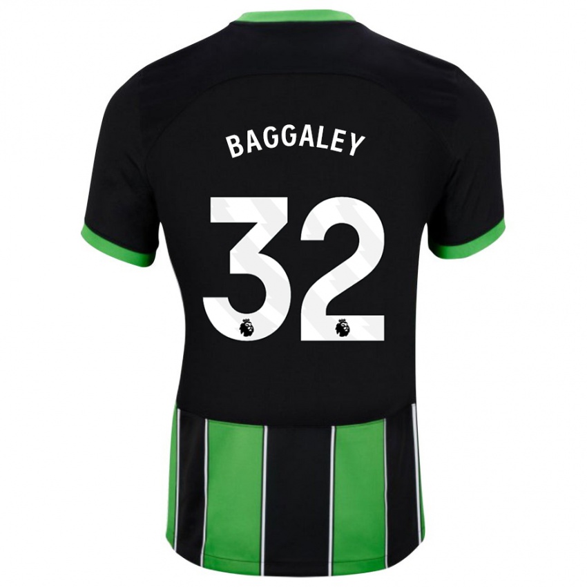 Homem Camisola Sophie Baggaley #32 Preto Verde Alternativa 2023/24 Camisa