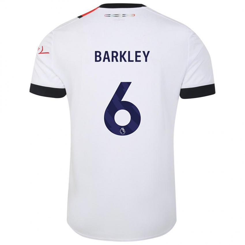 Homem Camisola Ross Barkley #6 Branco Alternativa 2023/24 Camisa