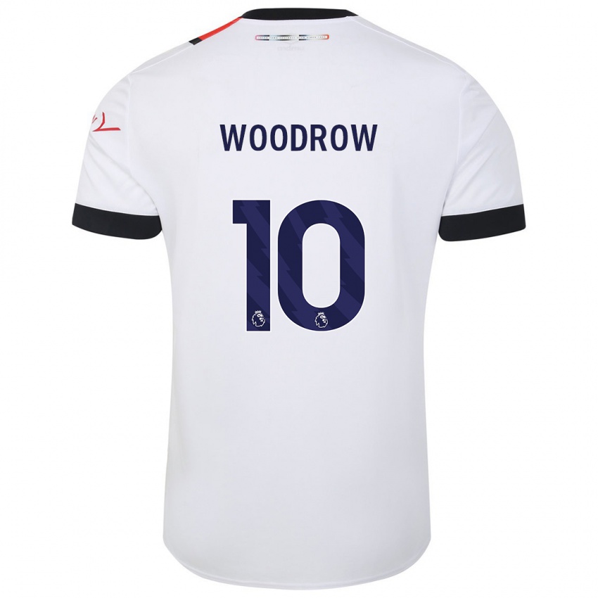 Homem Camisola Cauley Woodrow #10 Branco Alternativa 2023/24 Camisa