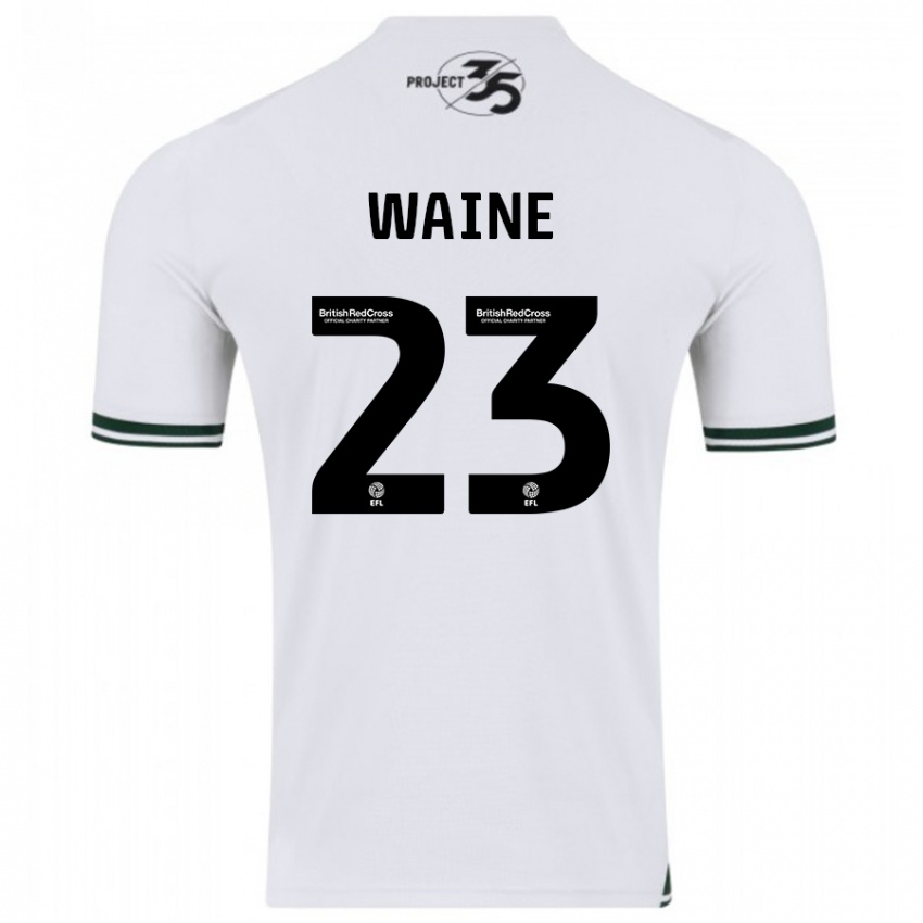 Homem Camisola Ben Waine #23 Branco Alternativa 2023/24 Camisa