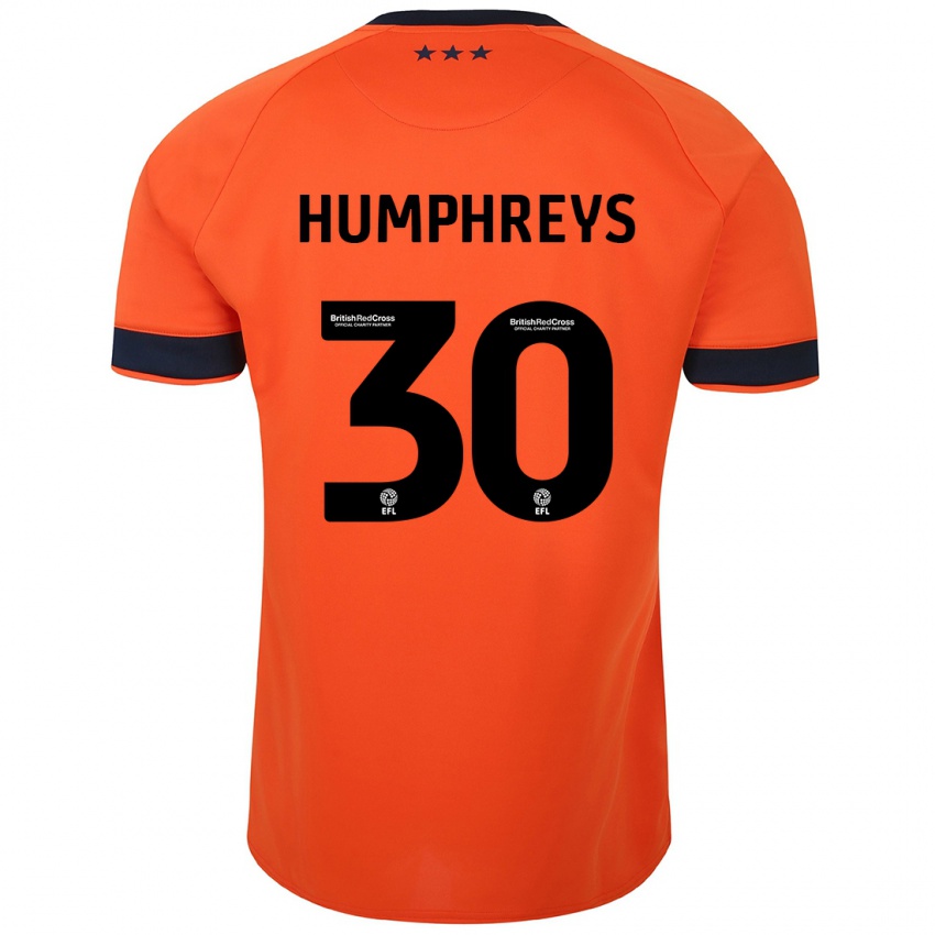 Homem Camisola Cameron Humphreys #30 Laranja Alternativa 2023/24 Camisa
