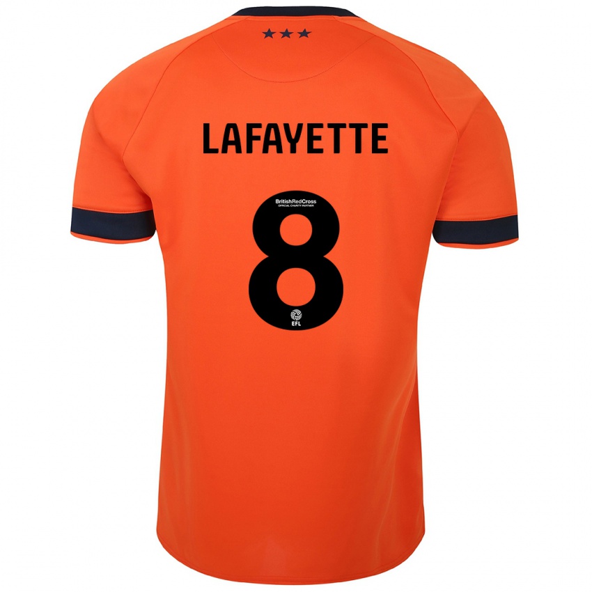 Homem Camisola Abbie Lafayette #8 Laranja Alternativa 2023/24 Camisa