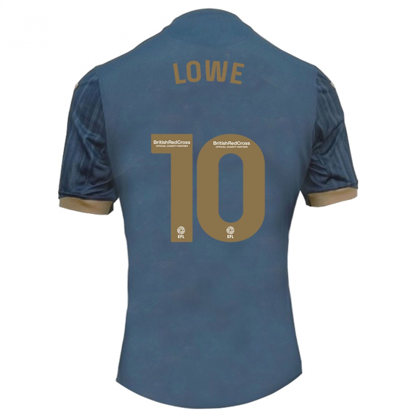 Homem Camisola Jamal Lowe #10 Azul-Petróleo Escuro Alternativa 2023/24 Camisa