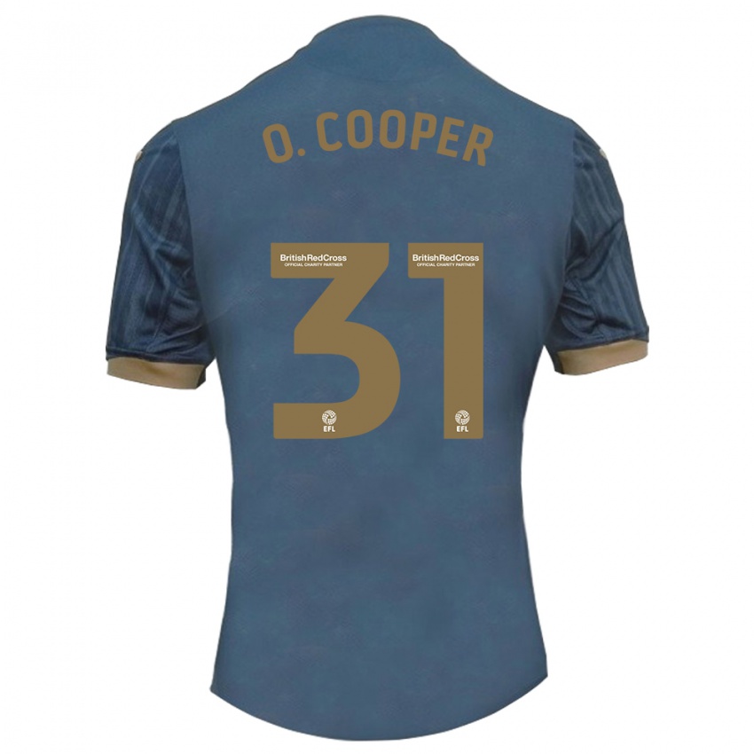 Homem Camisola Oliver Cooper #31 Azul-Petróleo Escuro Alternativa 2023/24 Camisa