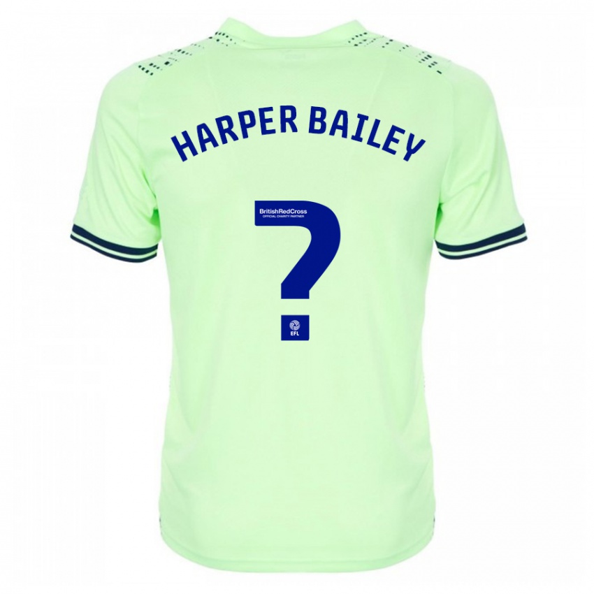 Homem Camisola Aaron Harper-Bailey #0 Marinha Alternativa 2023/24 Camisa