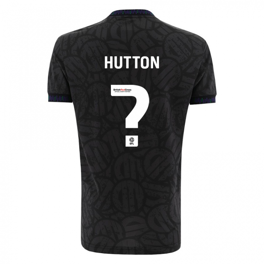 Homem Camisola Callum Hutton #0 Preto Alternativa 2023/24 Camisa