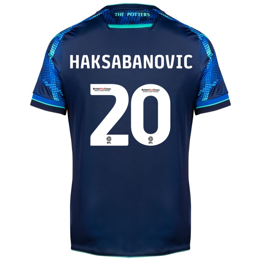 Homem Camisola Sead Hakšabanović #20 Marinha Alternativa 2023/24 Camisa