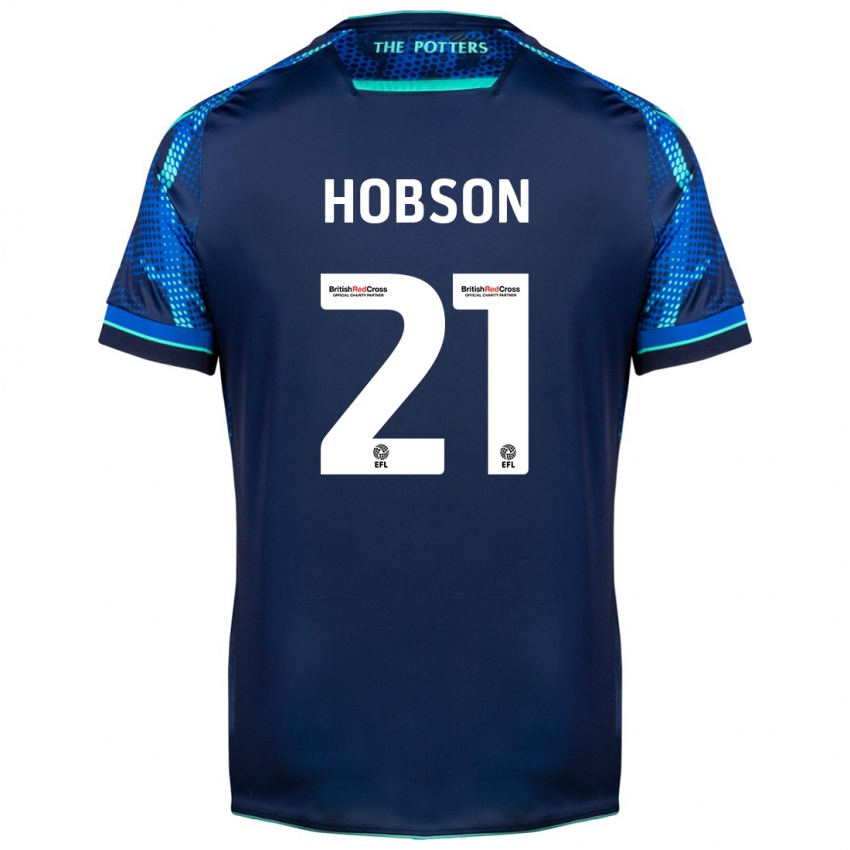 Homem Camisola Elizabeth Hobson #21 Marinha Alternativa 2023/24 Camisa