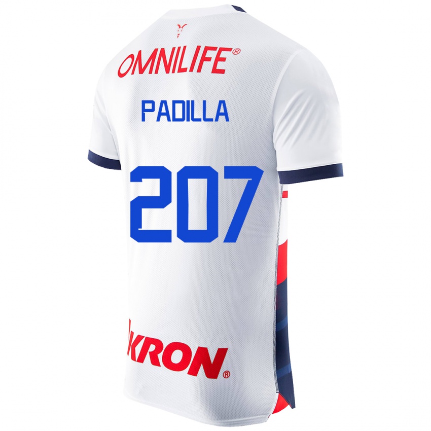 Homem Camisola Yael Padilla #207 Branco Alternativa 2023/24 Camisa