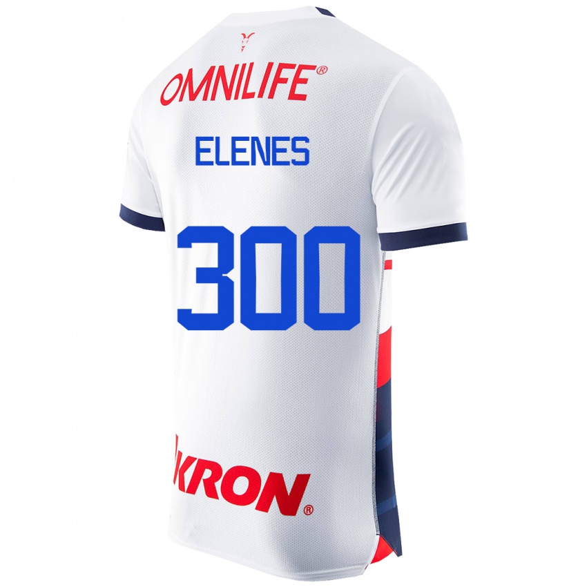 Homem Camisola José Elenes #300 Branco Alternativa 2023/24 Camisa