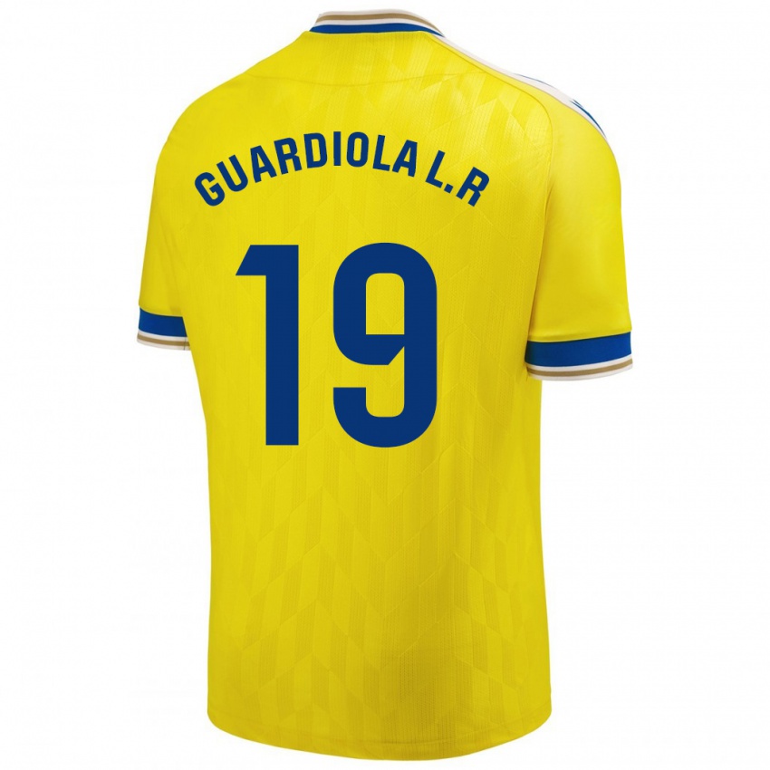 Mulher Camisola Sergi Guardiola #19 Amarelo Principal 2023/24 Camisa