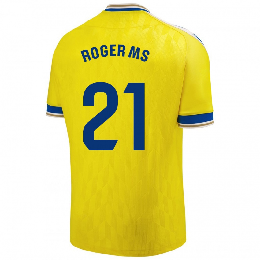 Mulher Camisola Roger Martí #21 Amarelo Principal 2023/24 Camisa