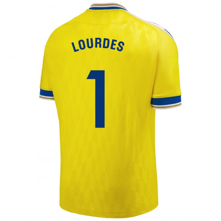 Mulher Camisola Lourdes #1 Amarelo Principal 2023/24 Camisa