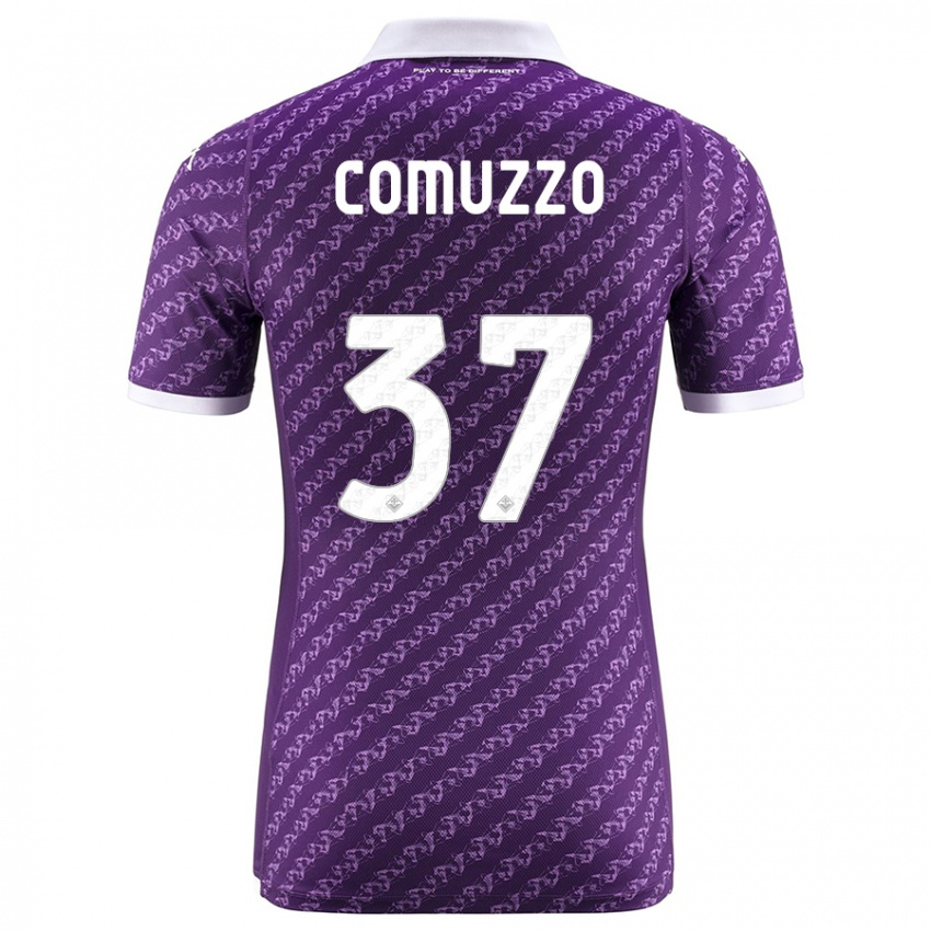 Mulher Camisola Pietro Comuzzo #37 Tolet Principal 2023/24 Camisa