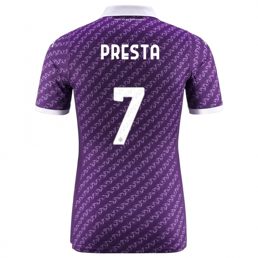 Mulher Camisola Francesco Presta #7 Tolet Principal 2023/24 Camisa