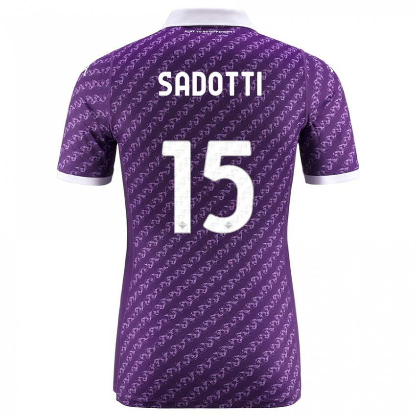 Mulher Camisola Edoardo Sadotti #15 Tolet Principal 2023/24 Camisa