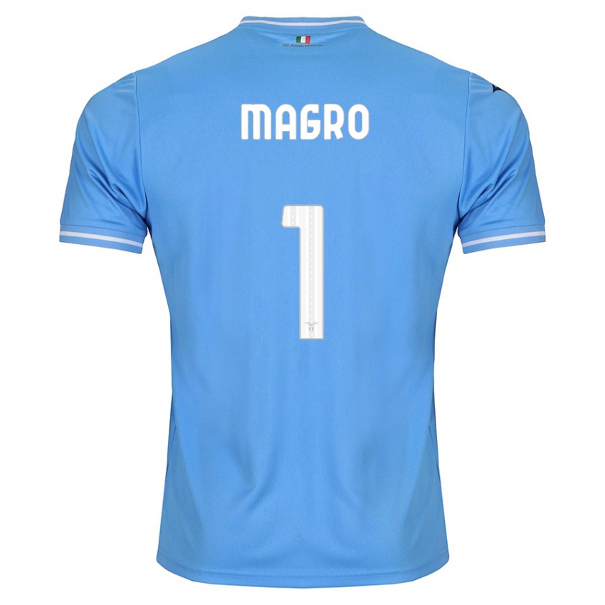 Mulher Camisola Federico Magro #1 Azul Principal 2023/24 Camisa
