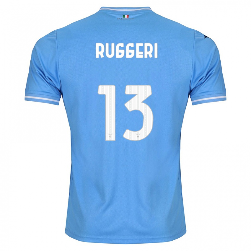 Mulher Camisola Fabio Ruggeri #13 Azul Principal 2023/24 Camisa