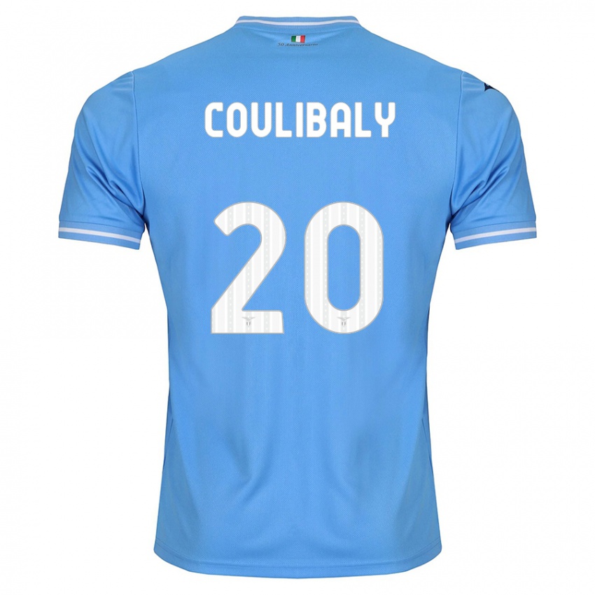 Mulher Camisola Larsson Coulibaly #20 Azul Principal 2023/24 Camisa