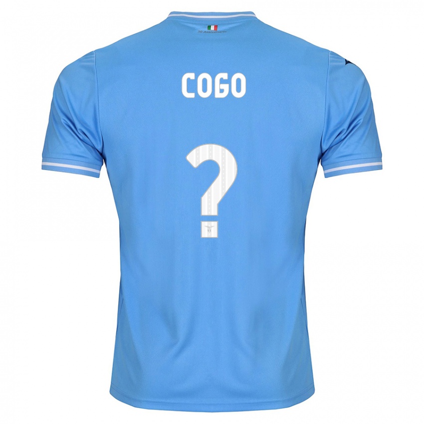 Mulher Camisola Giovanni Cogo #0 Azul Principal 2023/24 Camisa