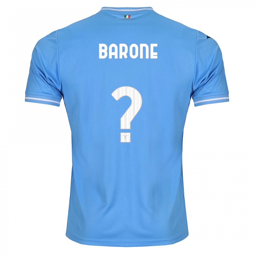 Mulher Camisola Alessio Barone #0 Azul Principal 2023/24 Camisa