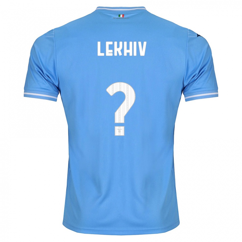 Mulher Camisola Maksym Lekhiv #0 Azul Principal 2023/24 Camisa