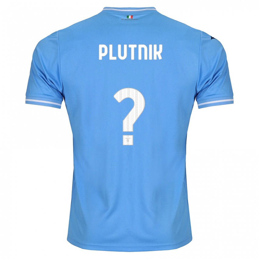 Mulher Camisola Artem Plutnik #0 Azul Principal 2023/24 Camisa