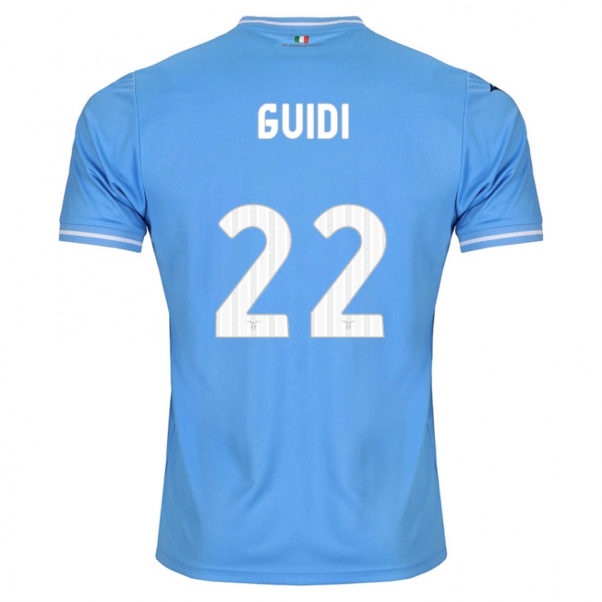 Mulher Camisola Emma Guidi #22 Azul Principal 2023/24 Camisa