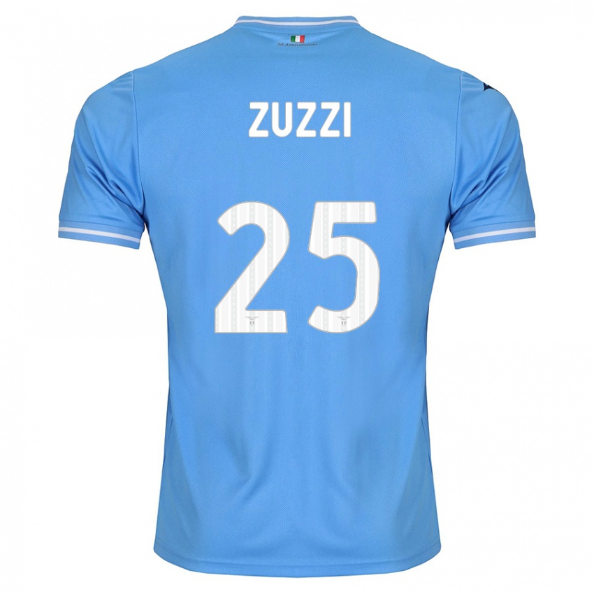 Mulher Camisola Giorgia Zuzzi #25 Azul Principal 2023/24 Camisa