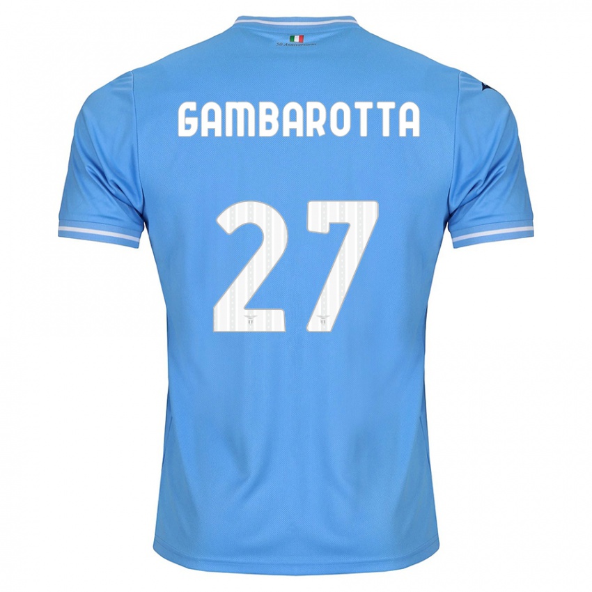 Mulher Camisola Margot Gambarotta #27 Azul Principal 2023/24 Camisa