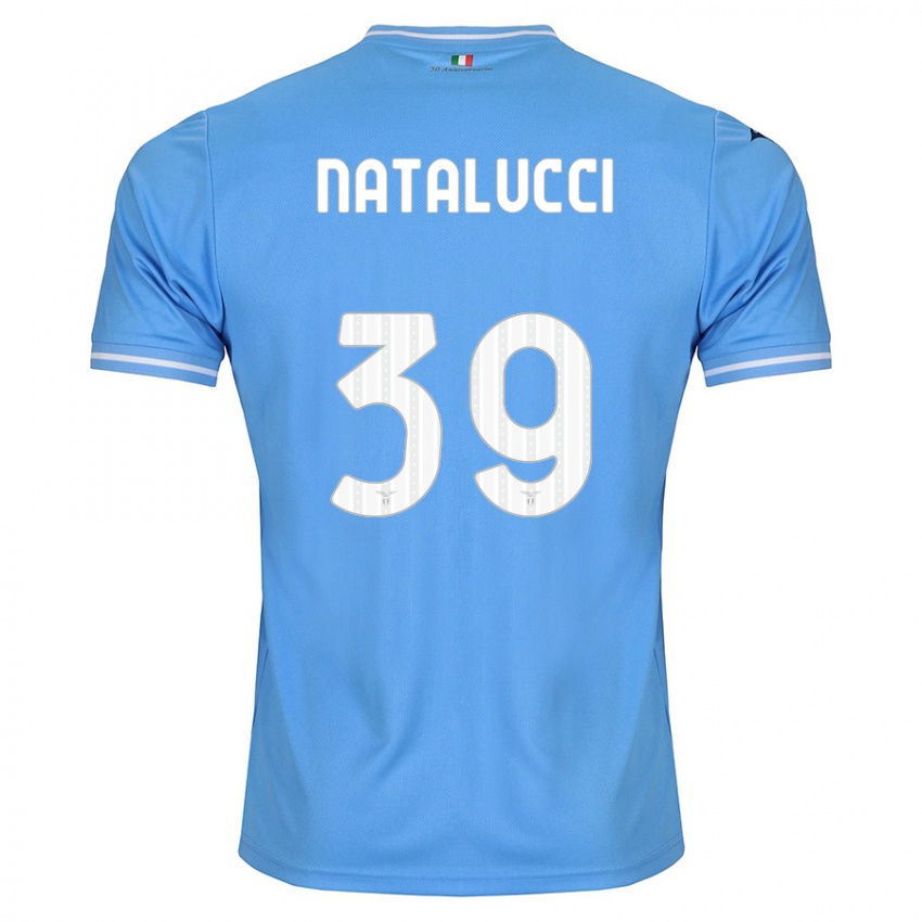 Mulher Camisola Serena Natalucci #39 Azul Principal 2023/24 Camisa