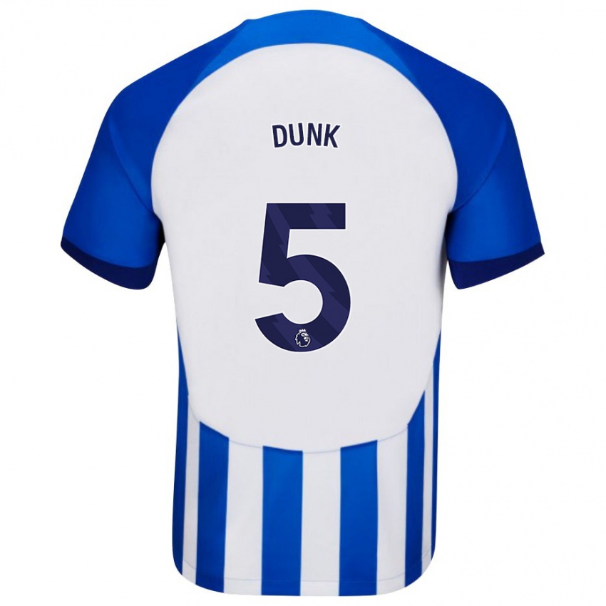 Mulher Camisola Lewis Dunk #5 Azul Principal 2023/24 Camisa