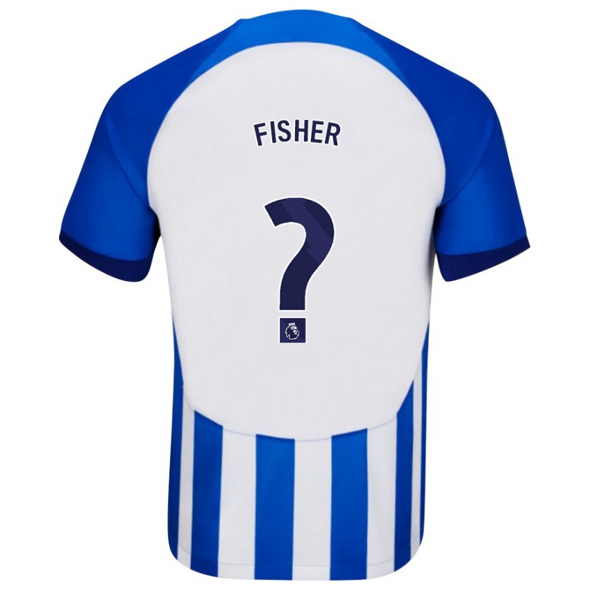Mulher Camisola Hugo Fisher #0 Azul Principal 2023/24 Camisa