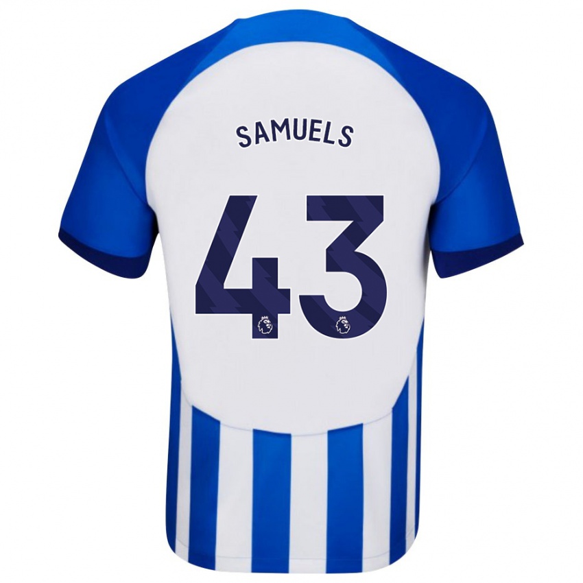 Mulher Camisola Imari Samuels #43 Azul Principal 2023/24 Camisa