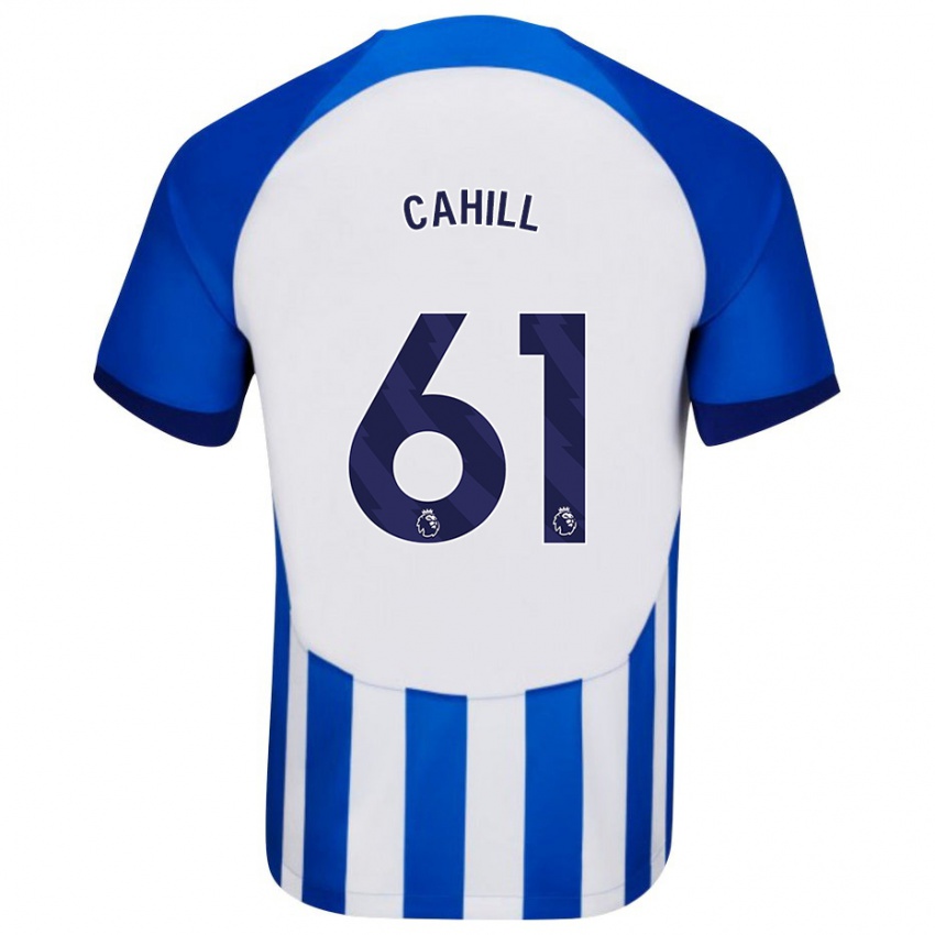 Mulher Camisola Killian Cahill #61 Azul Principal 2023/24 Camisa