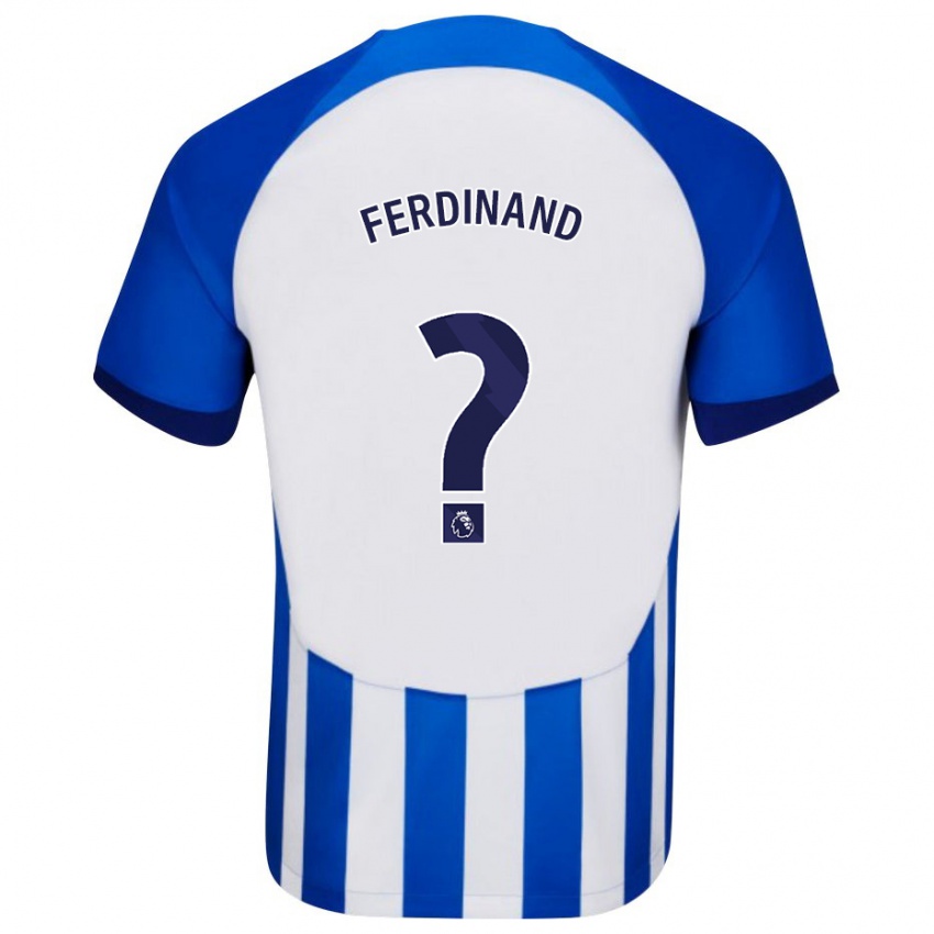 Mulher Camisola Lorenz Ferdinand #0 Azul Principal 2023/24 Camisa