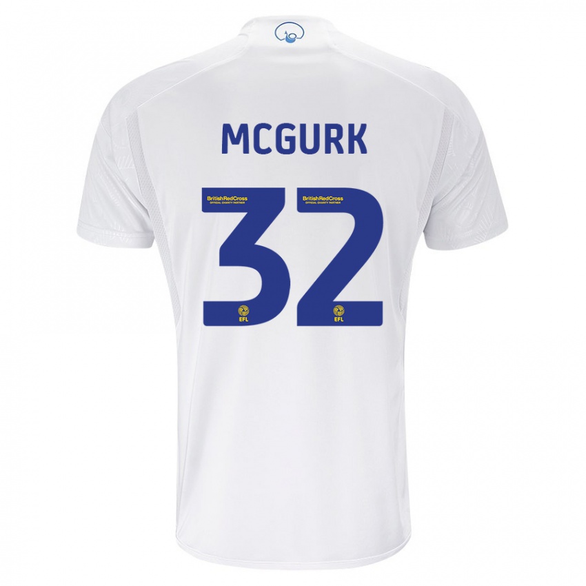 Mulher Camisola Sean Mcgurk #32 Branco Principal 2023/24 Camisa