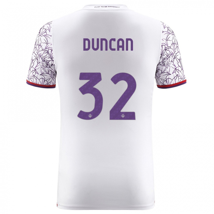Mulher Camisola Alfred Duncan #32 Branco Alternativa 2023/24 Camisa