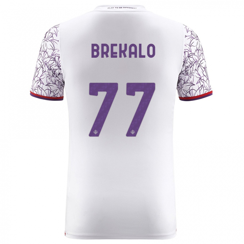 Mulher Camisola Josip Brekalo #77 Branco Alternativa 2023/24 Camisa