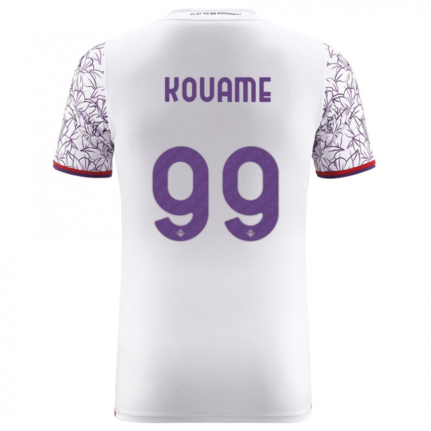 Mulher Camisola Christian Kouame #99 Branco Alternativa 2023/24 Camisa