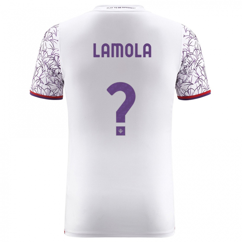 Mulher Camisola Lorenzo Lamola #0 Branco Alternativa 2023/24 Camisa
