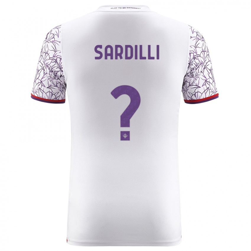 Mulher Camisola Davide Sardilli #0 Branco Alternativa 2023/24 Camisa