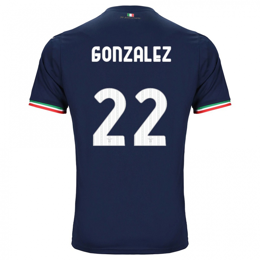 Mulher Camisola Diego González #22 Marinha Alternativa 2023/24 Camisa