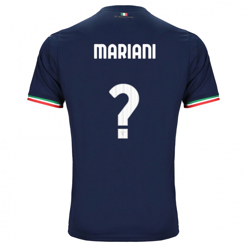Mulher Camisola Alessandro Mariani #0 Marinha Alternativa 2023/24 Camisa