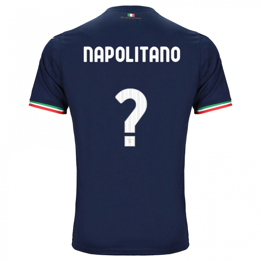 Mulher Camisola Federico Napolitano #0 Marinha Alternativa 2023/24 Camisa